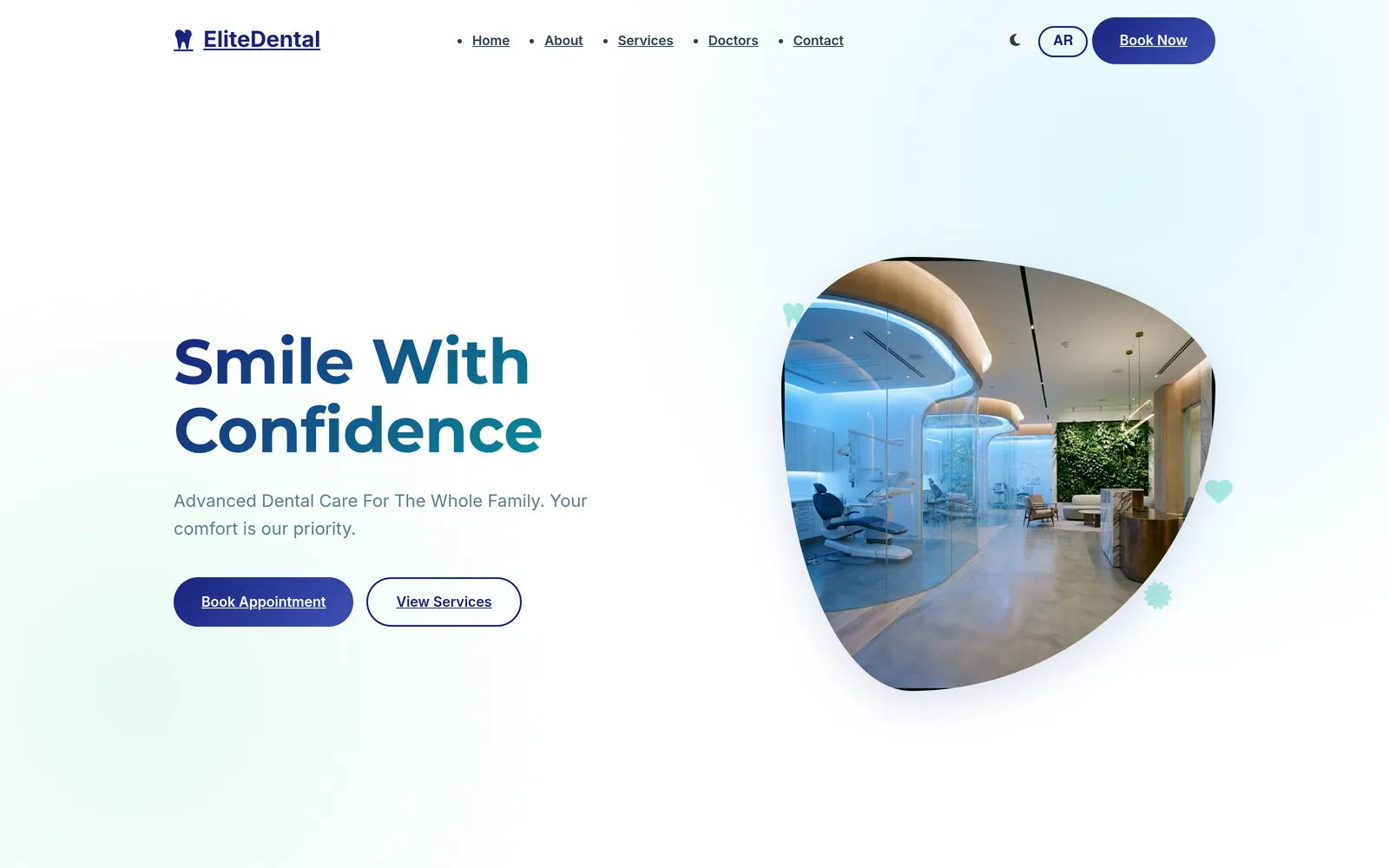 Hussein Albanna — DentalClinic101 dental clinic website design